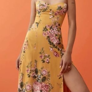 NWT REFORMATION Juliette Midi Dress In Anjelica Sz 2